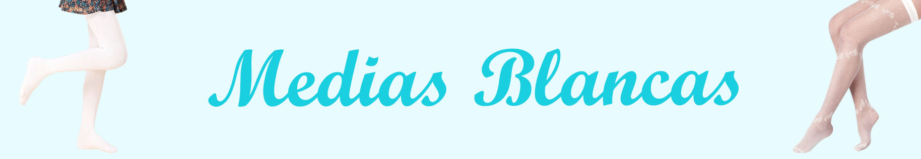 collants y medias blancas
